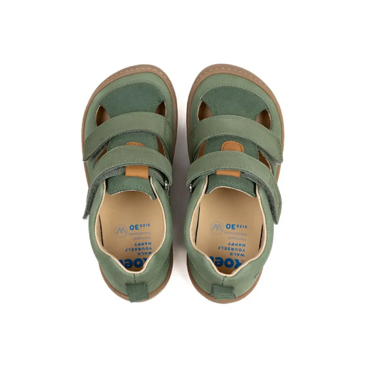 KOEL KATO W HALBSANDALE OLIVE NATURKINDCHEN NATURKINDCHEN