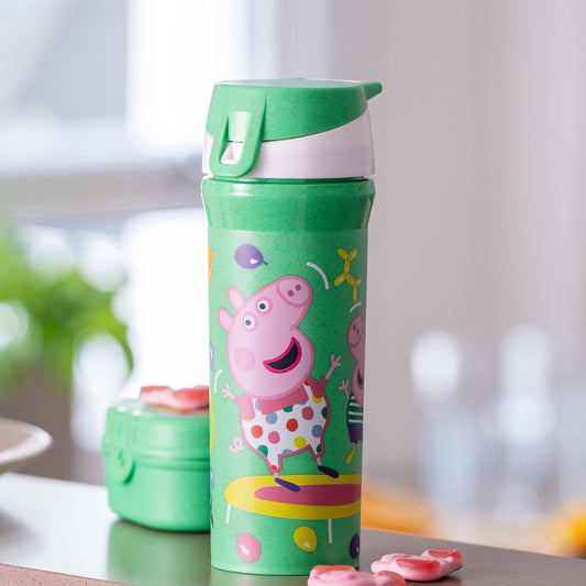 Trinkflasche STAN 0,5 PEPPA PIG POP: Organic spring green Koziol ideas for friends GmbH NATURKINDCHEN