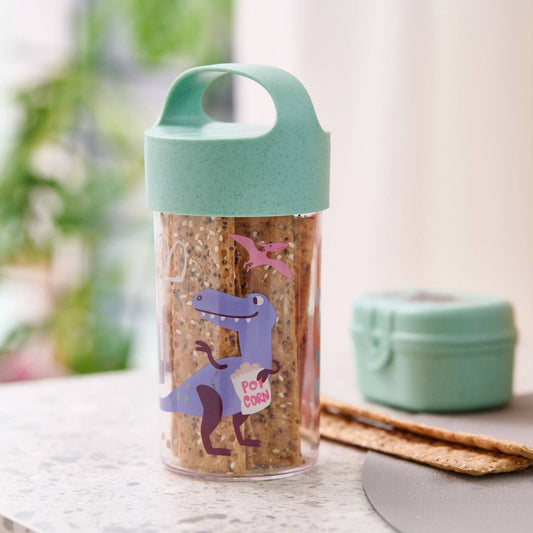 Snackpot / Trinkflasche BUDDY SNACK 0,5 REX: Organic green rex Koziol ideas for friends GmbH NATURKINDCHEN