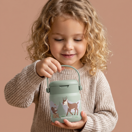 Thermobehälter Kinder Edelstahl - Reh Sabei BEARFOOT NATURKINDCHEN