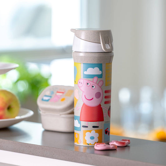 Trinkflasche STAN 0,5 PEPPA PIG: Organic sand Koziol ideas for friends GmbH NATURKINDCHEN