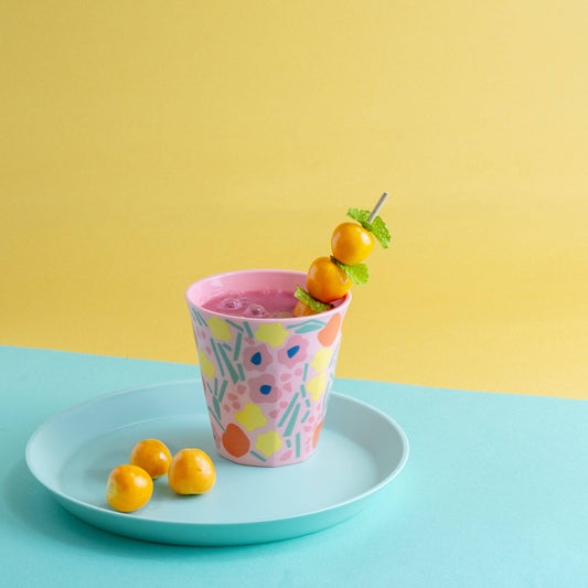 Becher NORA CUP M BLOOMS: Sweet pink Koziol ideas for friends GmbH NATURKINDCHEN