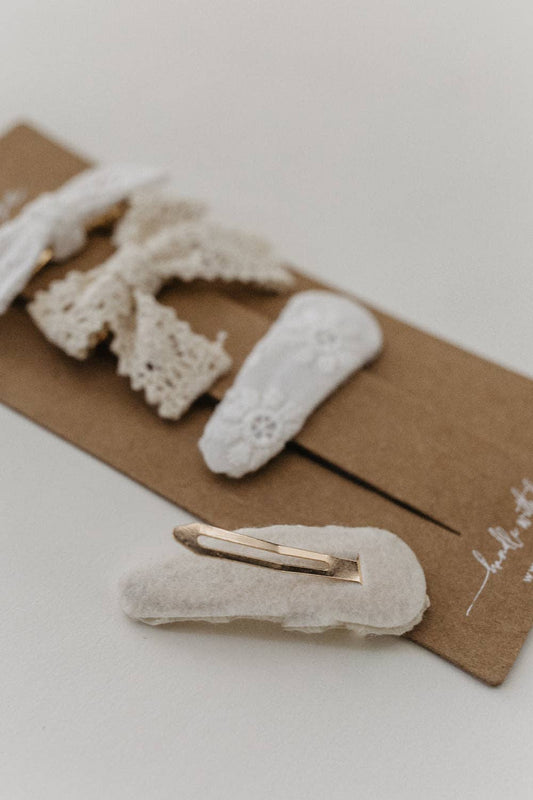 Haarspangen 'Lace Clips' Leevje NATURKINDCHEN