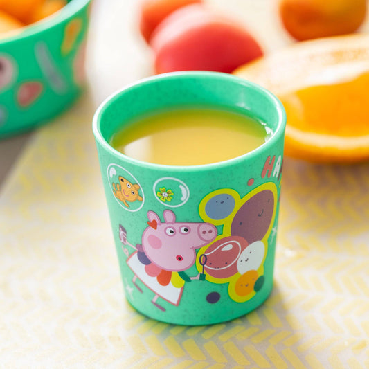 Becher CONNECT CUP S PEPPA PIG POP: Organic spring green Koziol ideas for friends GmbH NATURKINDCHEN