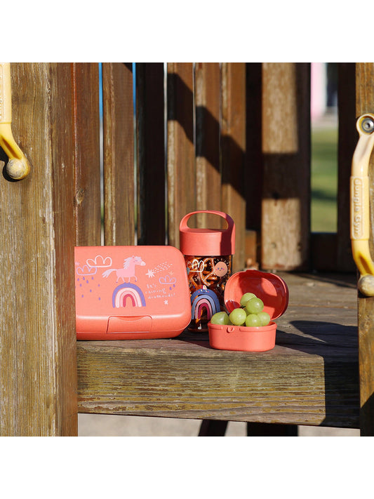 Lunchbox m.Trennschale CANDY L DREAMS: Organic red dreams Koziol ideas for friends GmbH NATURKINDCHEN