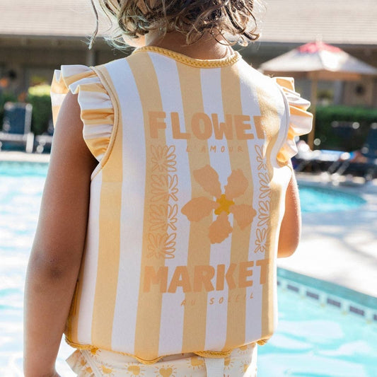 Schwimmweste - Gelb - Blumenmarkt: 2 /3 Jahre Swim Essentials NATURKINDCHEN