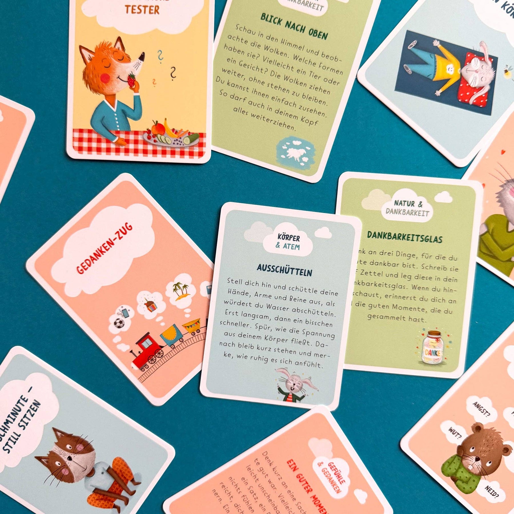 Pause im Kopf – Achtsamkeitskarten für Kinder Rüsselfuchs      NATURKINDCHEN