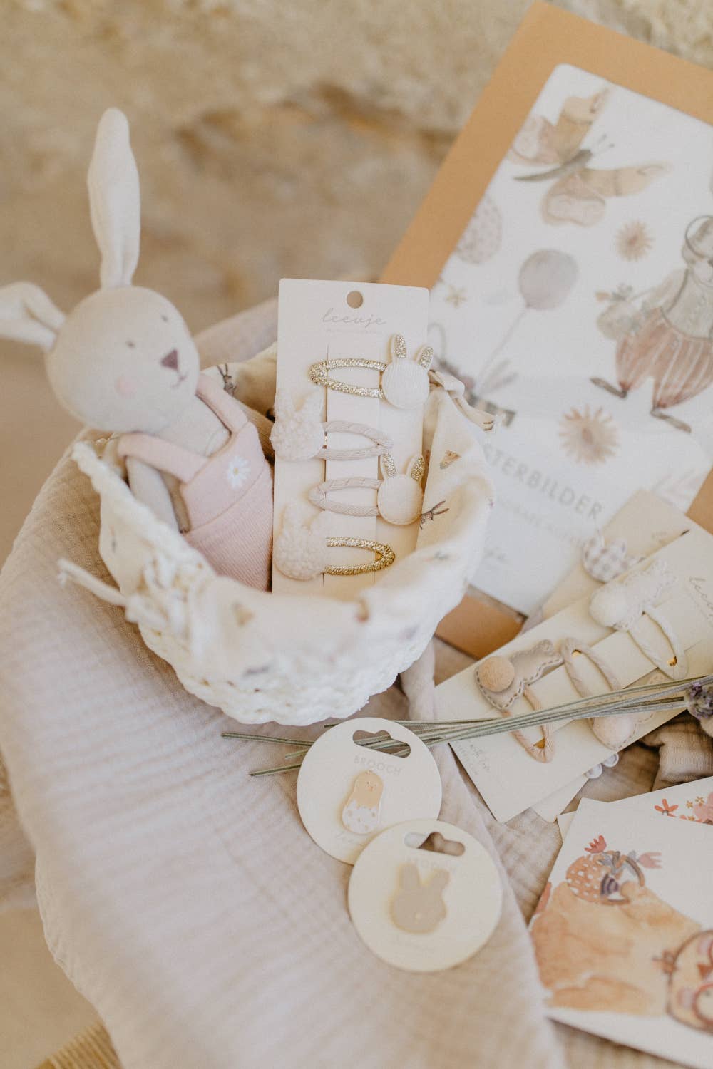 Hase Kuscheltier 'Pink' Leevje      NATURKINDCHEN