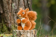 Eichhörnchen 14 cm - Plüschtier - Stofftier Teddy Hermann    Geschenke  NATURKINDCHEN