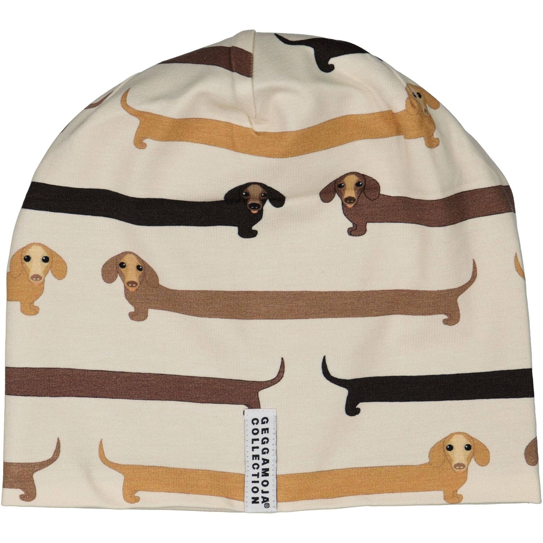 Fleece-Mütze Bambus Dackel Beige: XS 1–2 Jahre Geggamoja      NATURKINDCHEN