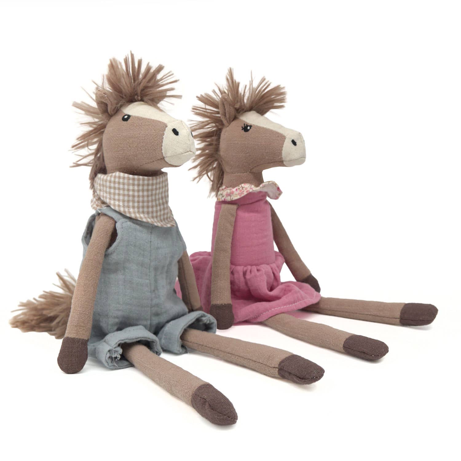 Stoffpuppe "Pferd Paul" klein 20cm Mea-Living      NATURKINDCHEN