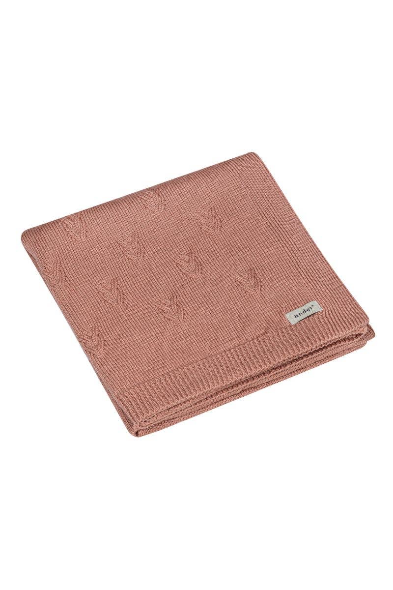 Decke DIEGO aus 100% MERINOWOLLE Hergestellt in Polen: Beige / 75x100 cm Ander      NATURKINDCHEN