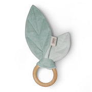 Baby-Sinnesspielzeug - Beißring aus Bio-Baumwolle in Mint: 4 Stck. Saga Copenhagen      NATURKINDCHEN