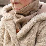 Dickie Halswärmer für Kinder aus Merino und Cashmere: Staubig rosa / 0-3 Jahre menique      NATURKINDCHEN