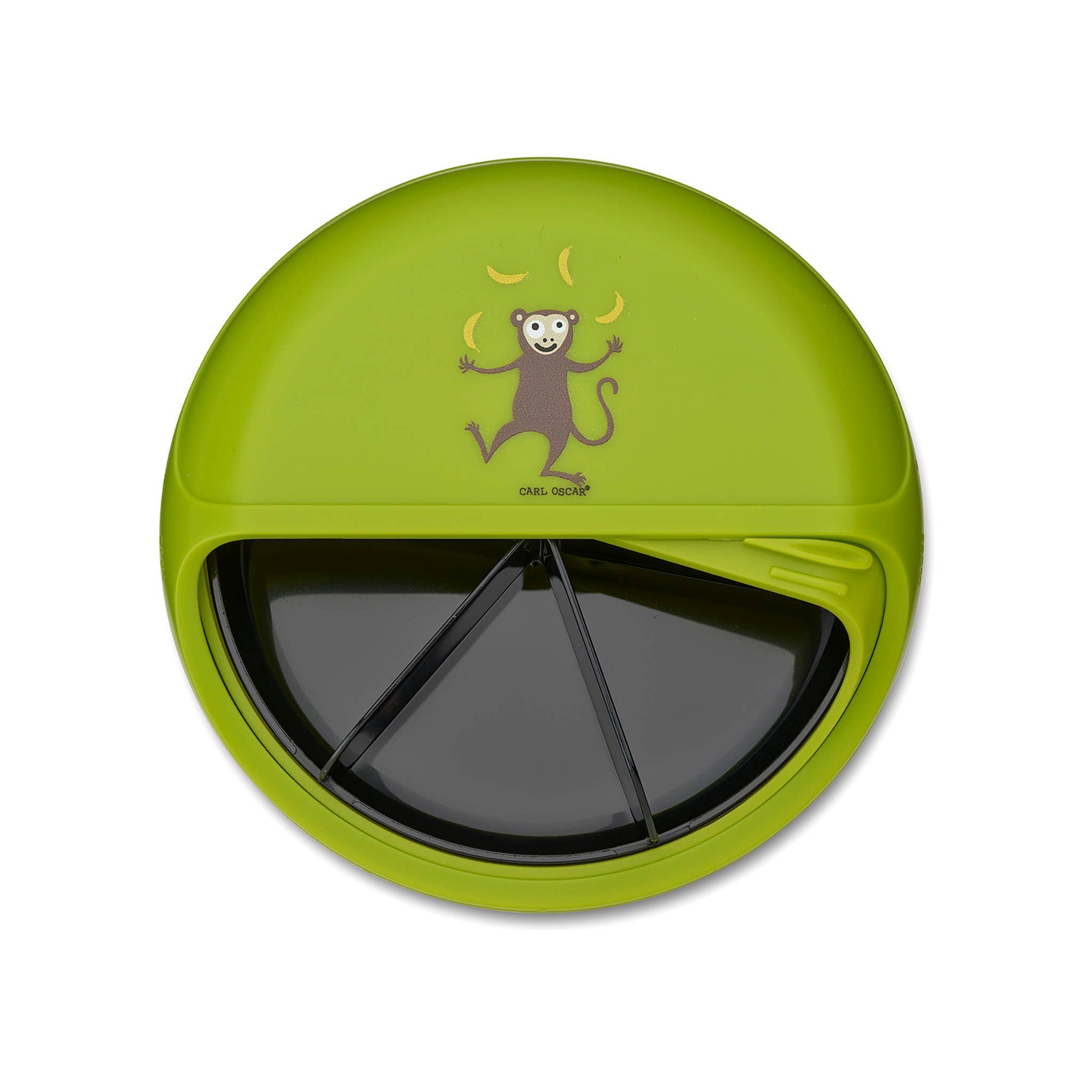 MiniDISC™ Lime Monkey – Snackspender mit drehbaren Fächern Carl Oscar      NATURKINDCHEN