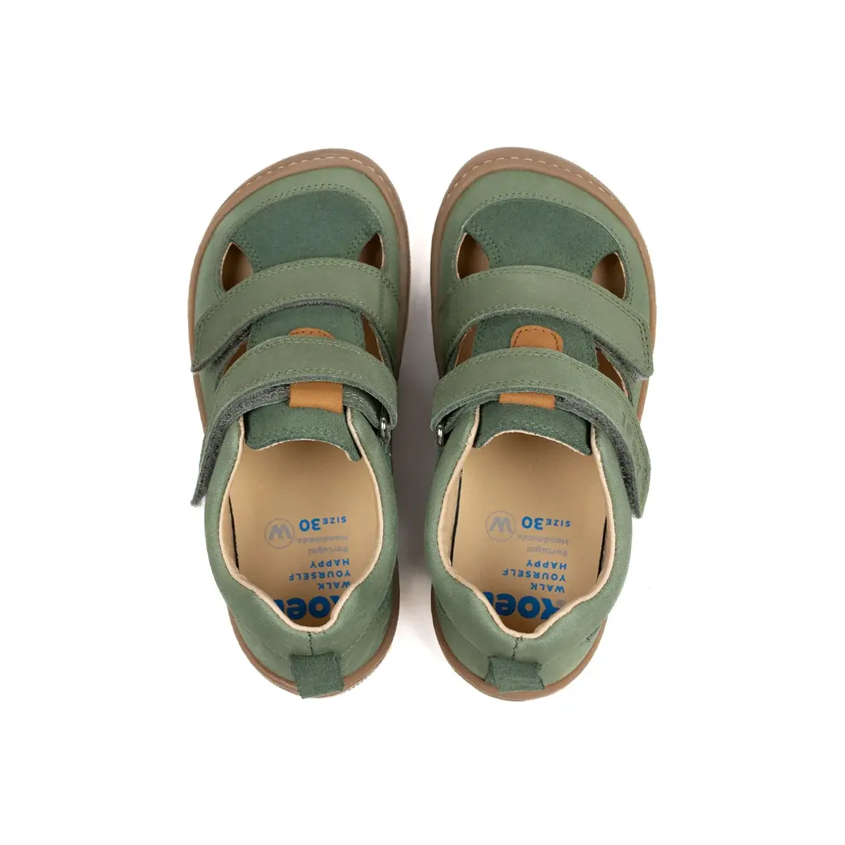 KOEL KATO W HALBSANDALE OLIVE NATURKINDCHEN      NATURKINDCHEN