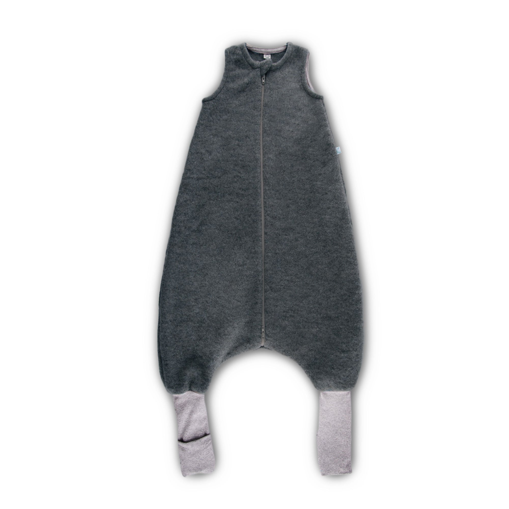 schlafsack mit beinen 100 cm iobio Wollfleece Schlafsack mit Beinen – NATURKINDCHEN