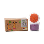 Bio-Easy-Knete vegan 2er Set "Suri" orange/violett NEOGRÜN      NATURKINDCHEN