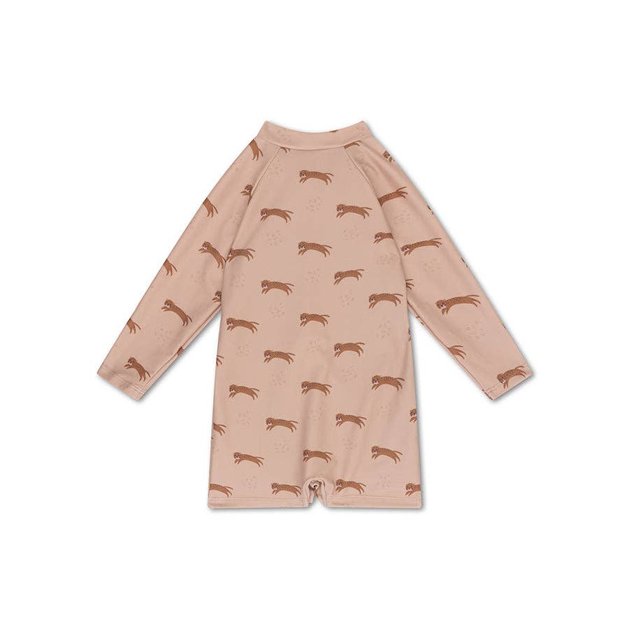 UV-Badeanzug Jungen - Beige - Roamer: 86/92 Swim Essentials      NATURKINDCHEN