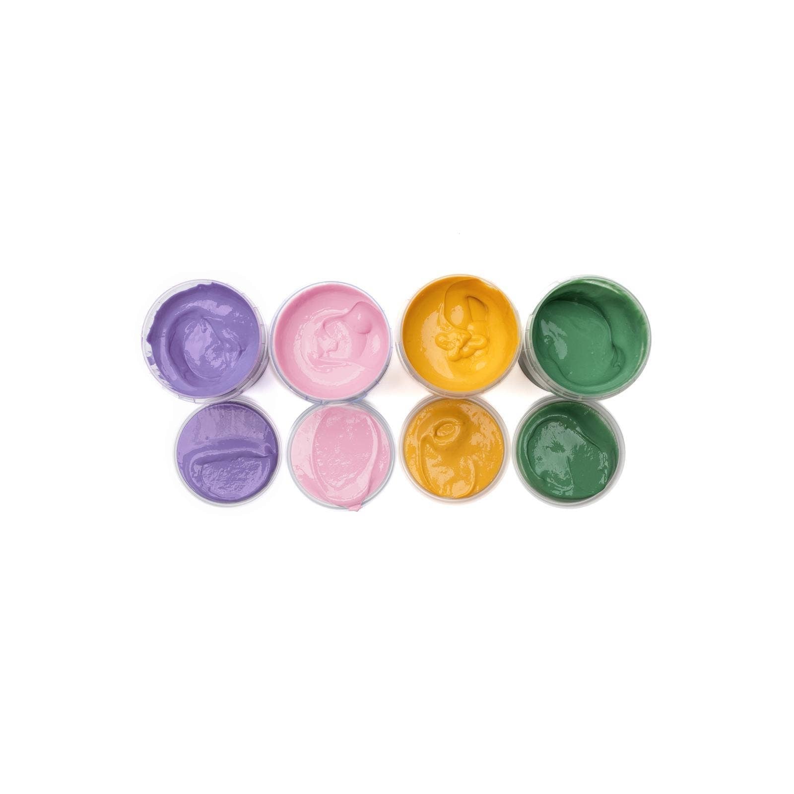 Bio-Fingerfarben vegan 4er Set "Luka" NEOGRÜN      NATURKINDCHEN