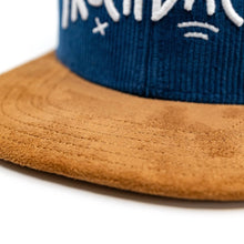 Frechdachs Snapback Cap für Kinder - Petrol Cord (Kids L) Hand und Feuer