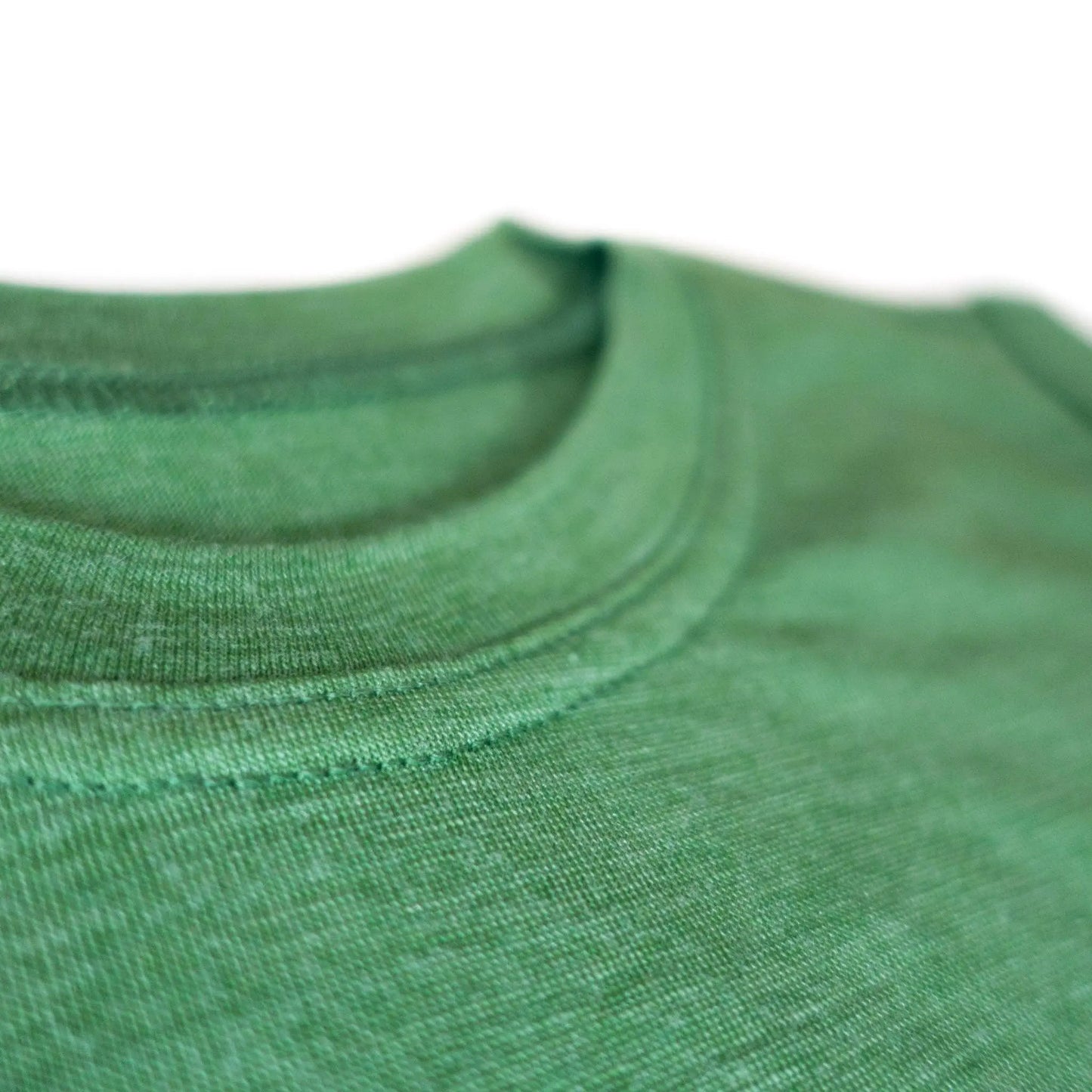 Shirt waldgrün Salamander, Merinowolle & Seide (bio/GOTS): 110-116 Glückskind