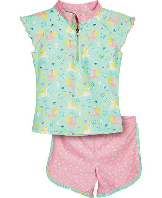 Uv-Schutz Bade-Set Einhorn: Mint / 98/104 Playshoes GmbH      NATURKINDCHEN