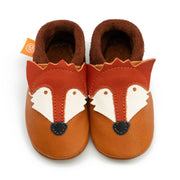 Barfußschuhe AMIGO Motiv Fuchs: Hellbraun / 26/27 Orangenkinder®      NATURKINDCHEN