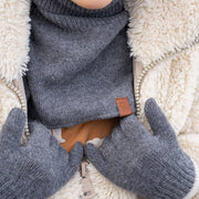 Dickie Halswärmer für Kinder aus Merino und Cashmere: Cremiges Beige / 0-3 Jahre menique      NATURKINDCHEN
