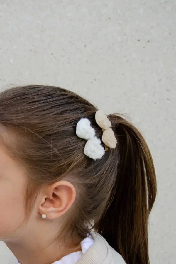 Haarspangen 'Duo Teddy Hearts' Leevje      NATURKINDCHEN