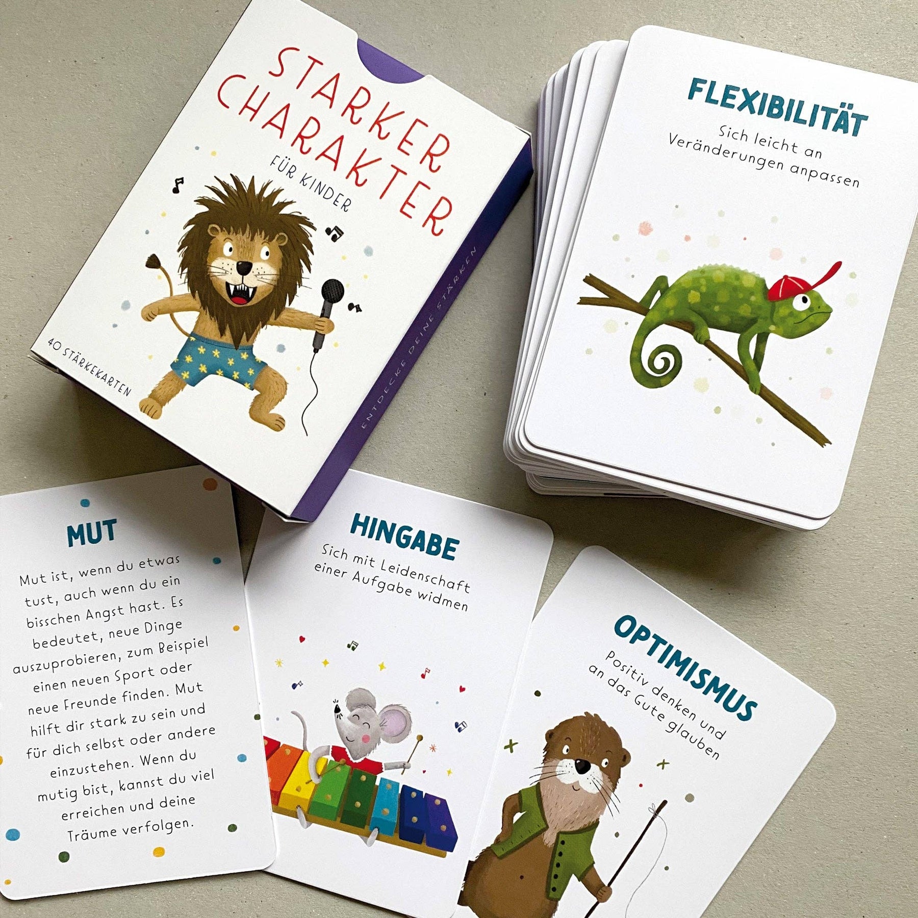 Starker Charakter – Stärkekarten für Kinder Rüsselfuchs      NATURKINDCHEN