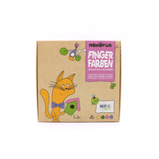 Bio-Fingerfarben vegan 4er Set "Luka" NEOGRÜN      NATURKINDCHEN