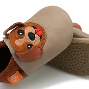 Barfußschuhe AMIGO Motiv Welpe: Beige / 26/27 Orangenkinder®      NATURKINDCHEN