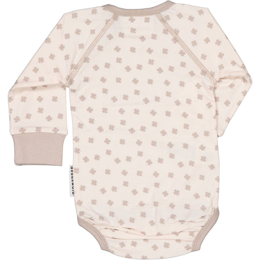 Body Bambus Beige Kleeblatt: 74/80 Geggamoja      NATURKINDCHEN