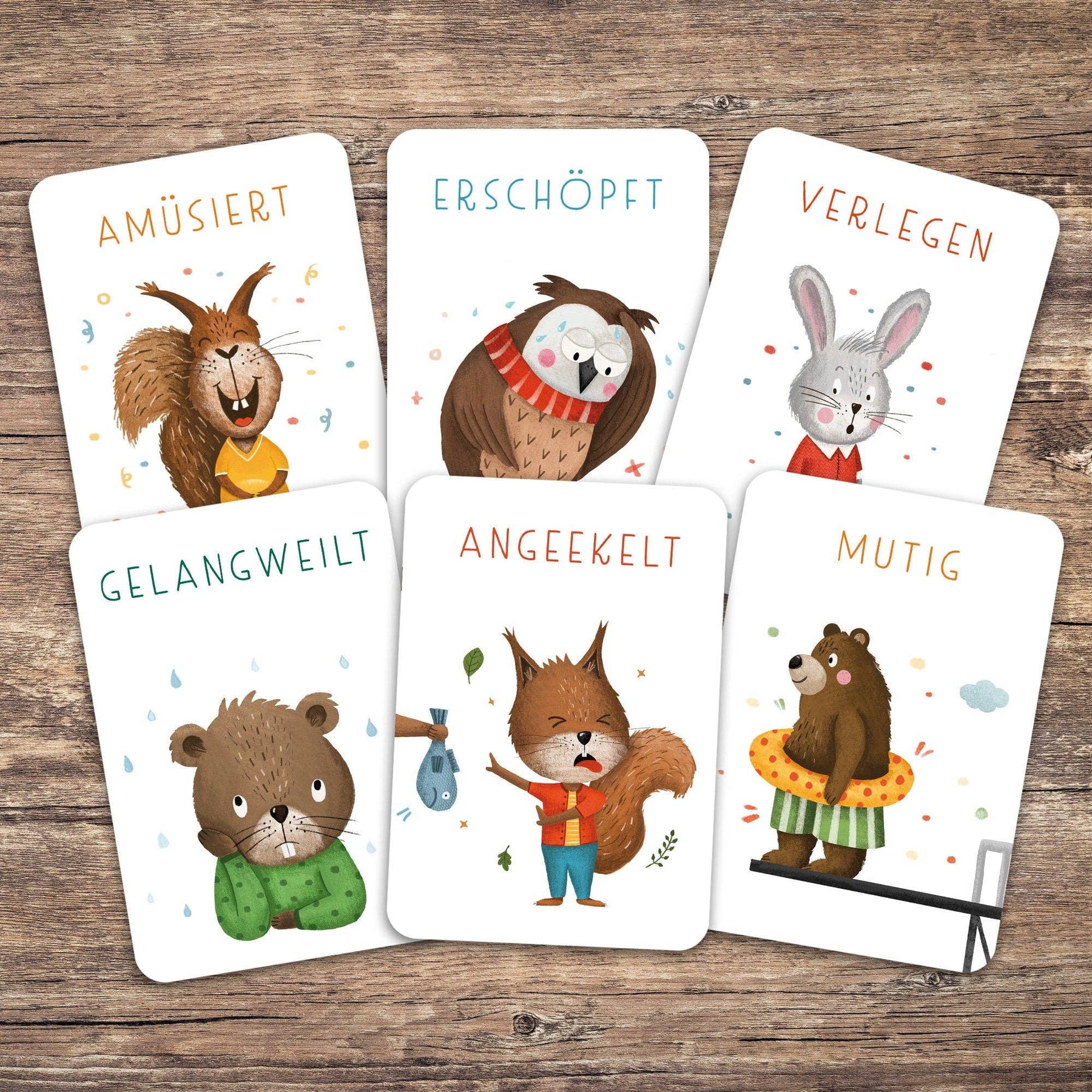 Starke Gefühle – Gefühlskarten für Kinder Rüsselfuchs      NATURKINDCHEN