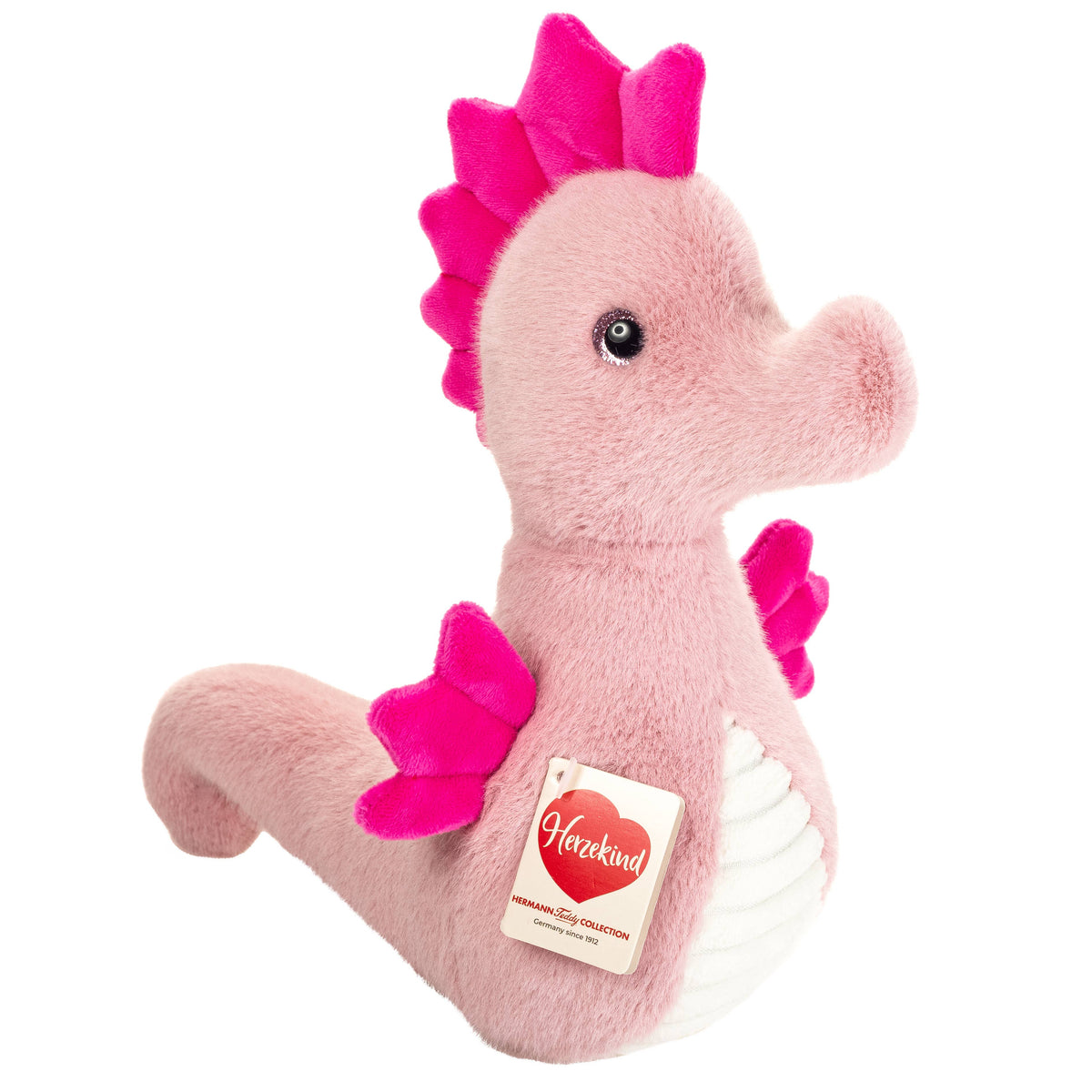 Seepferdchen Alba rosa 23 cm - Plüschtier - Stofftier Teddy Hermann      NATURKINDCHEN
