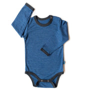Body royal blau uni, Merinowolle & Seide (bio/GOTS): 74-80 Glückskind      NATURKINDCHEN