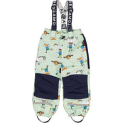 Regenhose Pippi Langstrumpf Mint: 86/92 Geggamoja      NATURKINDCHEN