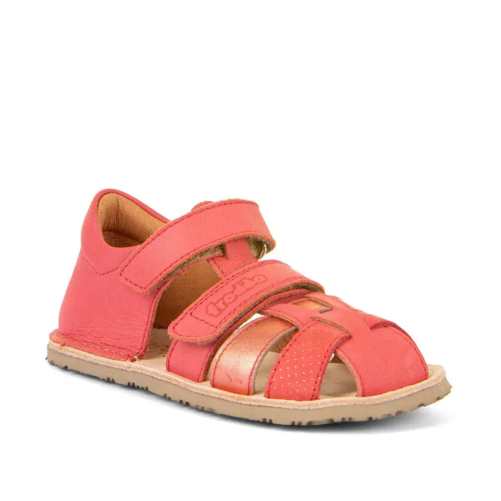 Froddo Römersandalen - BAREFOOT FLEXY F CORAL SHINE NATURKINDCHEN