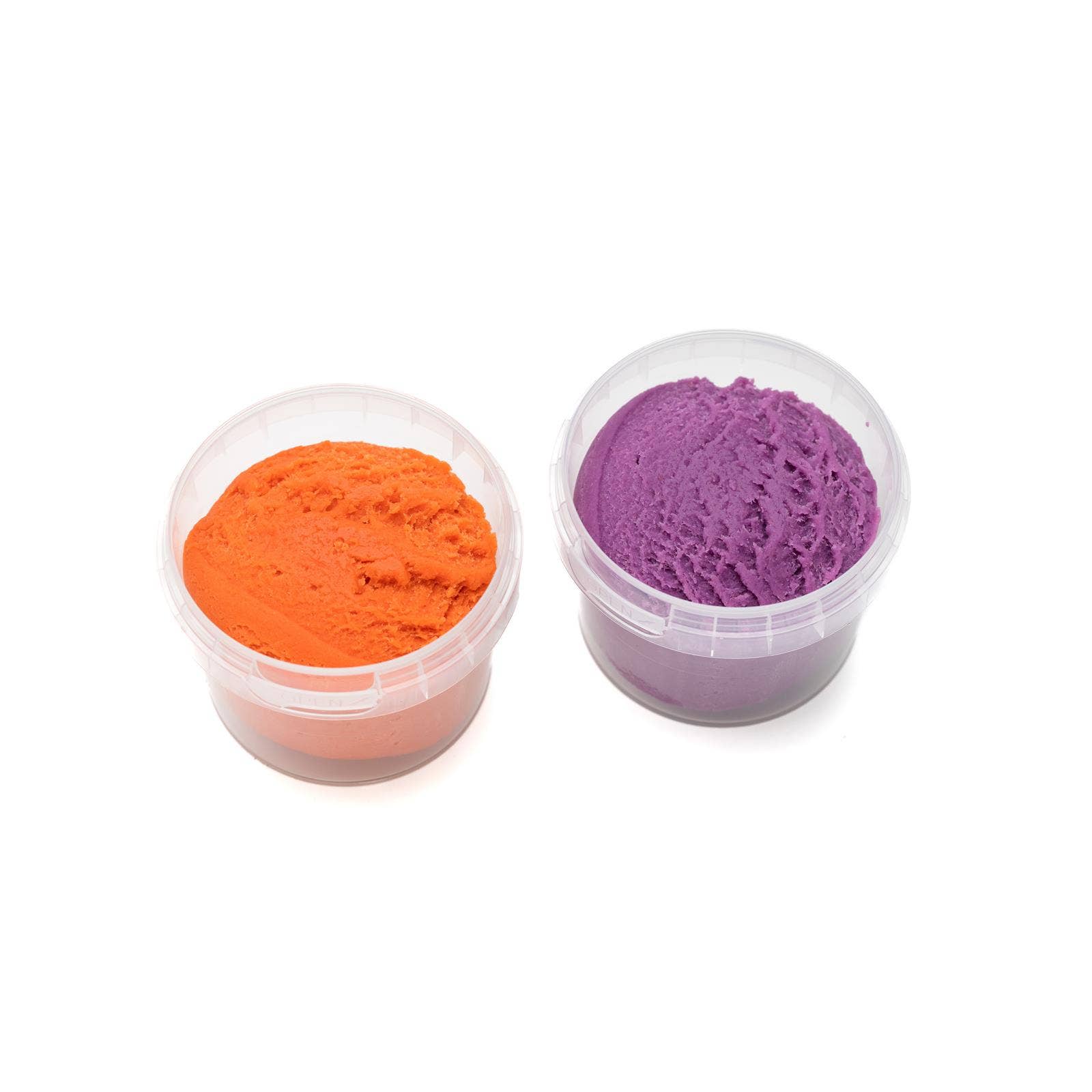 Bio-Easy-Knete vegan 2er Set "Suri" orange/violett NEOGRÜN      NATURKINDCHEN
