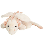 Drache Fluffy weiß-rosa 32 cm Teddy Hermann      NATURKINDCHEN