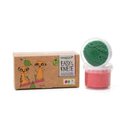 Bio-Easy-Knete vegan 2er Set "Suri" rot/grün NEOGRÜN      NATURKINDCHEN