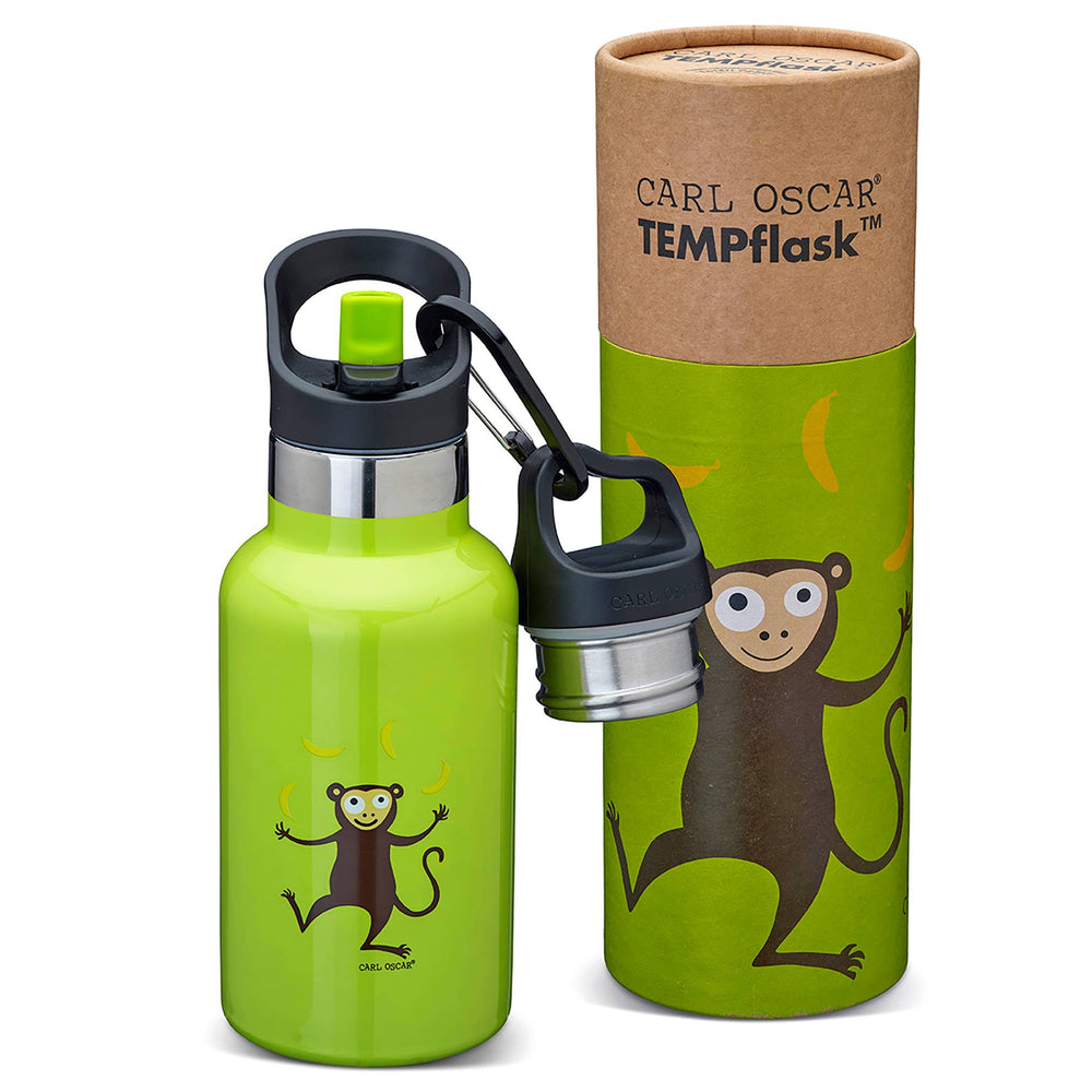 Carl Oscar TEMPflask Kinder-Trinkflasche 0,35 L – Limettengrün