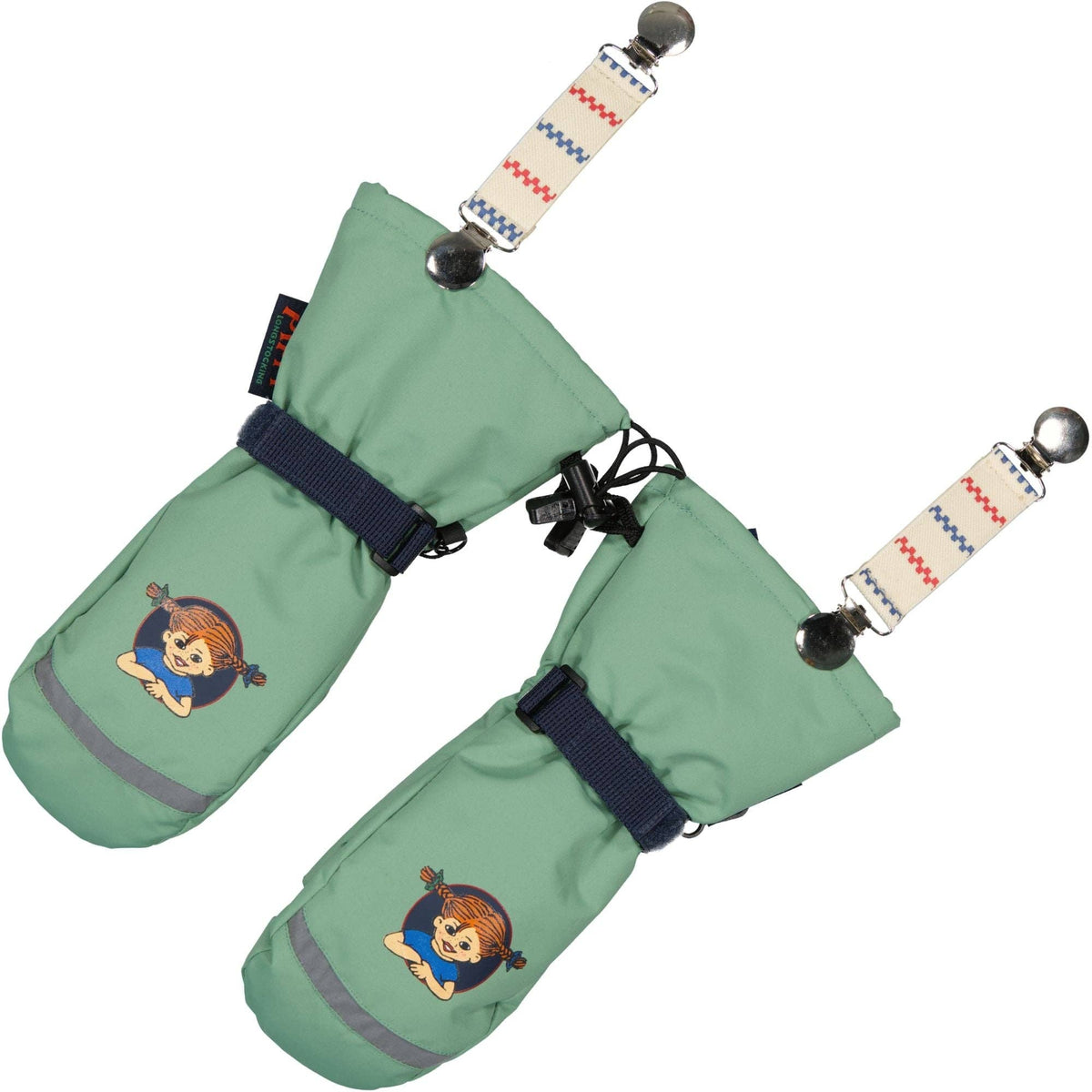 Handschuhhalter Pippi Langstrumpf gestreift Geggamoja      NATURKINDCHEN