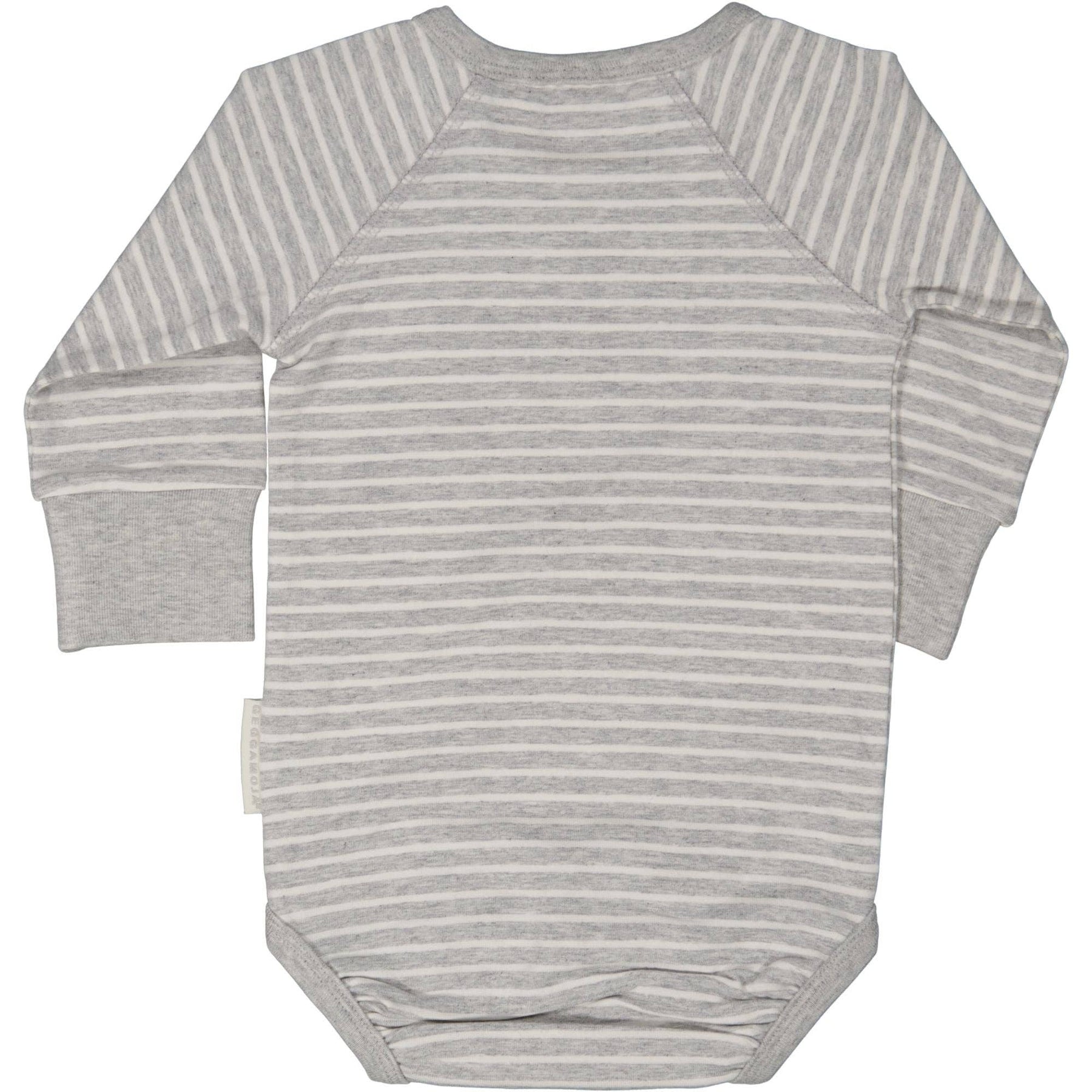 Body Bambu Classic Grau/Weiß: 62/68 Geggamoja      NATURKINDCHEN