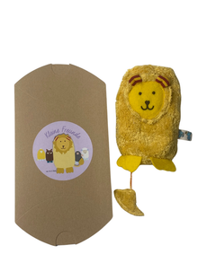 Bio Öko kinder  Mini Kissen "Lowe"/MLIP-10: Bio Dinkelkörner/Lavendel Pat & Patty      NATURKINDCHEN