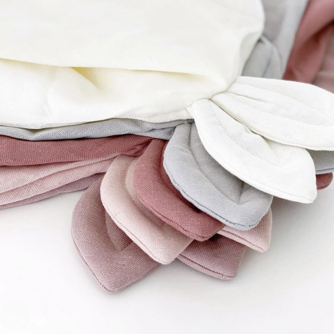 Kuscheltuch - Bio-Baumwolle - Silbergrau - Schnullerband: 6 Stck. Saga Copenhagen      NATURKINDCHEN