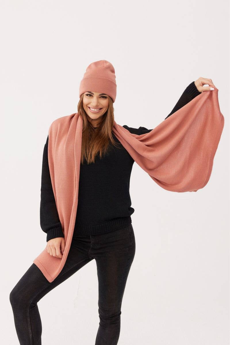 Schal Penelope 100% Merinowolle 170x60cm - 4 Farben!: Gebrochenes Ander      NATURKINDCHEN