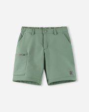 Reima Surina BugProof Kinder-Outdoorhose Stone Green – Die flexible 2-in-1-Hose NATURKINDCHEN      NATURKINDCHEN