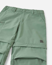 Reima Surina BugProof Kinder-Outdoorhose Stone Green – Die flexible 2-in-1-Hose NATURKINDCHEN      NATURKINDCHEN